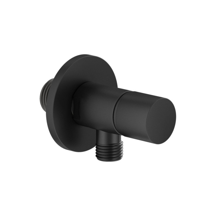 Кран угловой MARINER 1/2"" x 3/8"", черный-матовый