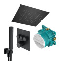 Potinkinis termostatiskais dušas komplekts MARINER Eden C komplekts, Matt Black