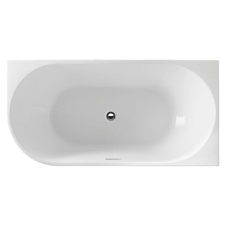 Akrila brīvi stāvoša vanna AQUALINE Tibera R 150 x 75 cm, labā puse