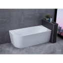 Akrila brīvi stāvoša vanna AQUALINE Tibera R 150 x 75 cm, labā puse