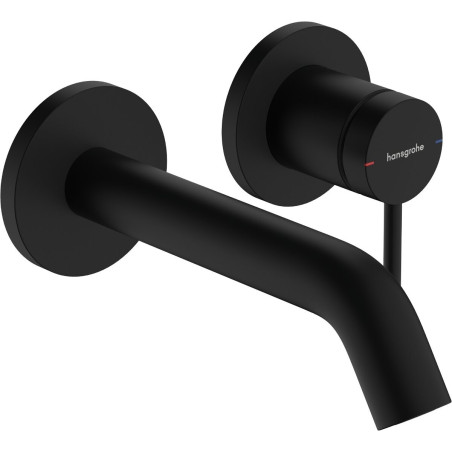 Iebūvējamais izlietnes maisītājs HANSGROHE Tecturis S 165 mm, melns-matēts, 73350670