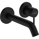 Iebūvējamais izlietnes maisītājs HANSGROHE Tecturis S 165 mm, melns-matēts, 73350670