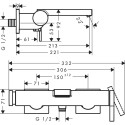Hansgrohe Tecturis E Bath Mixer, 73420000