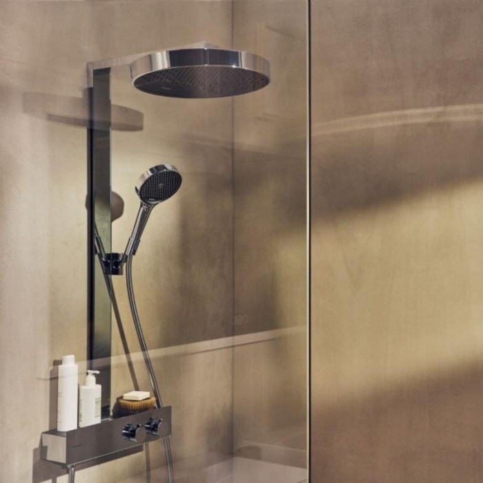 Termostatiska lietus duša sistēma HANSGROHE Rainfinity 360 Dušas caurules 1jet, 26853000