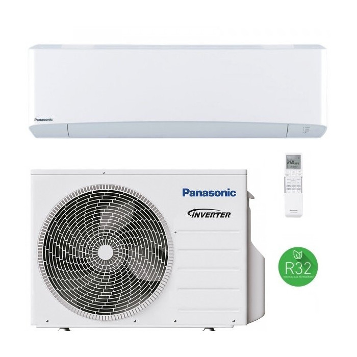 PANASONIC air conditioner 2.4 kW for cooling, 3.60 kW for heating, KIT-TZ20ZKE