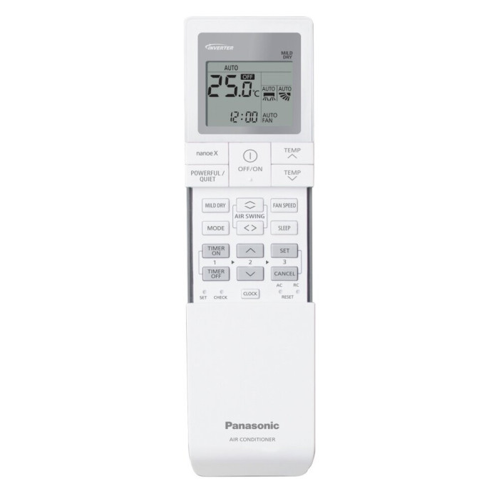 PANASONIC air conditioner 2.4 kW for cooling, 3.60 kW for heating, KIT-TZ20ZKE