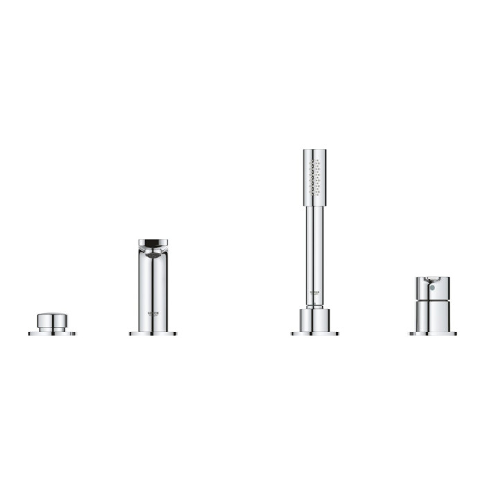 GROHE Lineare 4-piece bath mixer set, 19577001