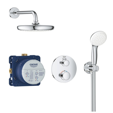 Built-in shower set GROHE Grohtherm Tempesta 210