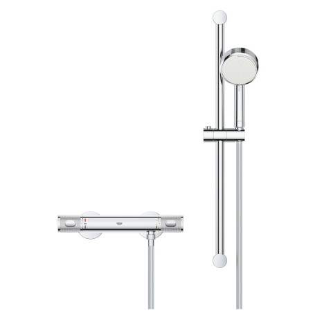 Termostatiskais maisītājs ar dušas statīvu 62 cm GROHE Grohtherm 1000 Performance, 34834000