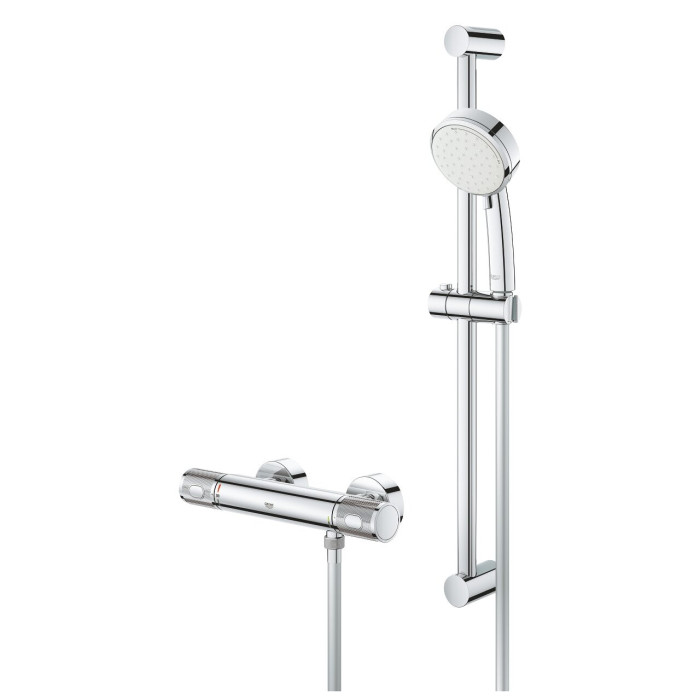 Термостатический смеситель с душевой стойкой 62 см GROHE Grohtherm 1000 Performance, 34834000