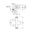 Termostatiskais ūdens maisītājs vannai GROHE Grohtherm 2000, 34176001
