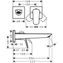 Potinkinis maisītājs izlietnei HANSGROHE Logis 206 mm, 71256670