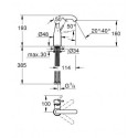 Смеситель для раковины GROHE Essence M, 24176KF1