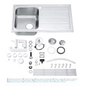 Nerūsējošā tērauda izlietne GROHE K500, 31563SD1