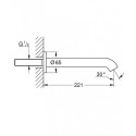 GROHE Essence Snap Shower 221 mm, brushed cool sunrise, 13449GN1