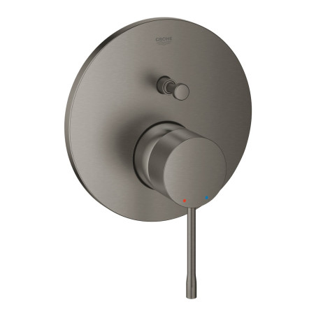 Встраиваемый смеситель для ванны-душа GROHE Essence 2 выхода, матовый твердый графит, 24167AL1