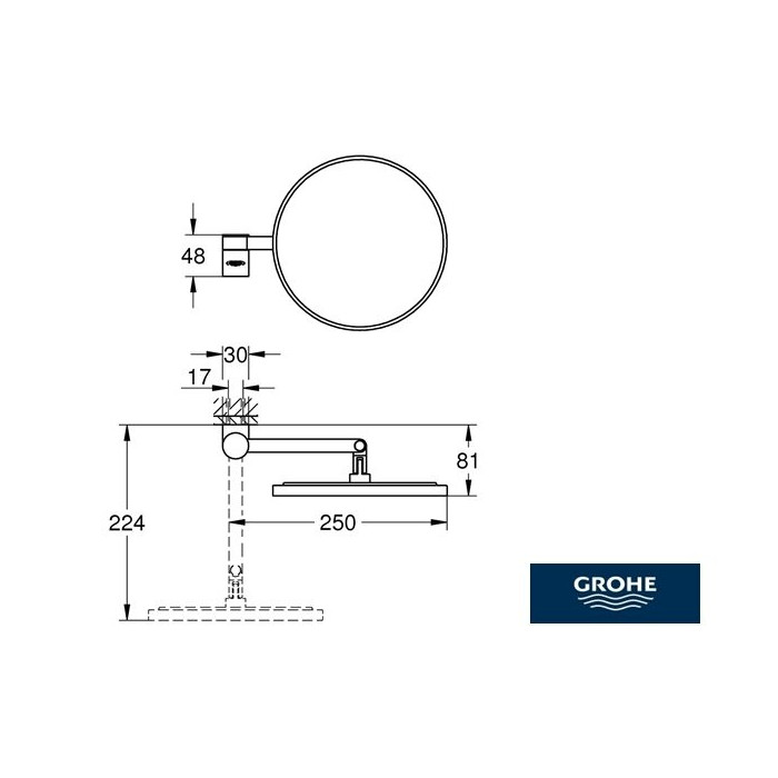 GROHE mirror selection, 41077GL0