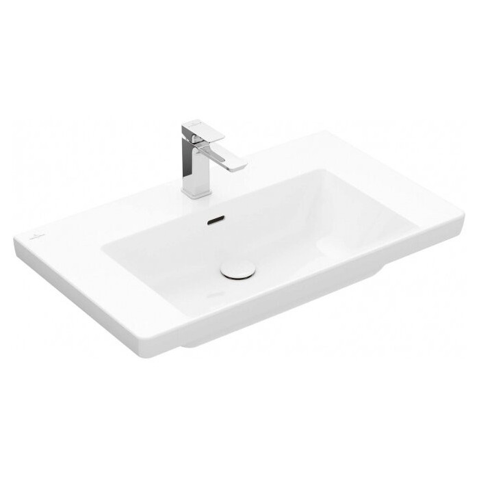 Умывальник VILLEROY & BOCH Subway 3.0 с переливом, 800 x 470 мм