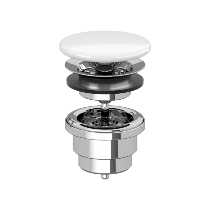 VILLEROY & BOCH bottom valve without overflow, 680800RW