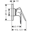 Viršējā daļa HANSGROHE Rebris E, 72659670