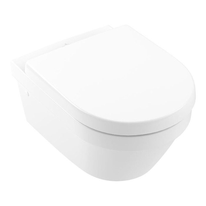 Подвесной унитаз VILLEROY & BOCH Architectura, Rimless с покрытием Ceramic plus, 4694HRR1