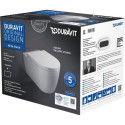 Hanging toilet DURAVIT Me by Starck Compact Rimless with Soft close lid, 45300900A1