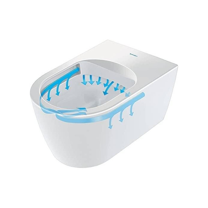Pakabināms tualetes pods DURAVIT Me by Starck Compact Rimless ar Soft close vāku, 45300900A1