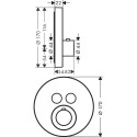Thermostats HANSGROHE Axor Round 2 functions, 36723990