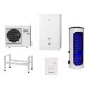 Air-water heat pump 7 kW PANASONIC, with 200 l capacity DRAŽICE, single-phase