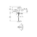 Смеситель для раковины GROHE Essence размер S, хром, 24172001