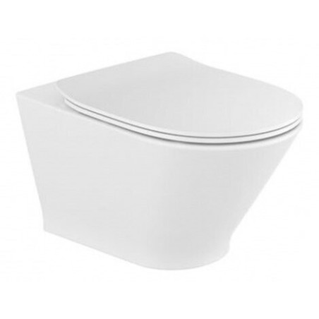 Pakabināms WC pods ROCA The Gap Rimless ar lēni nolaižamu vāku