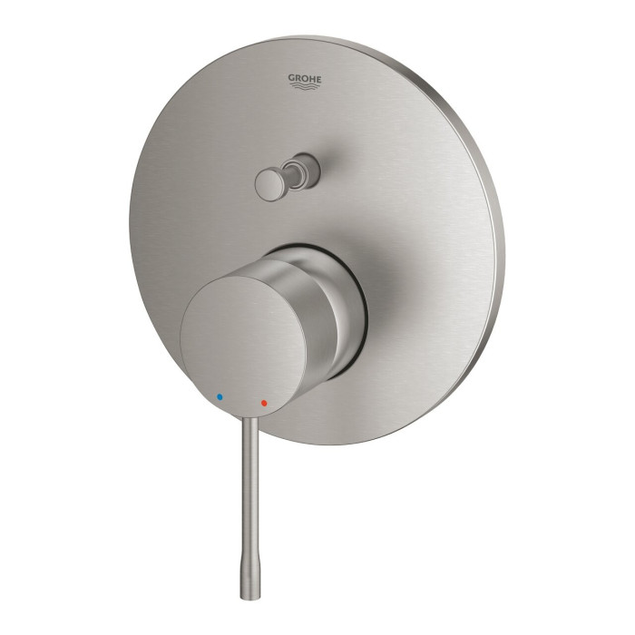 Potinkinis vannas-dušas maisītājs GROHE Essence 2 izejas, supersteel, 24167DC1