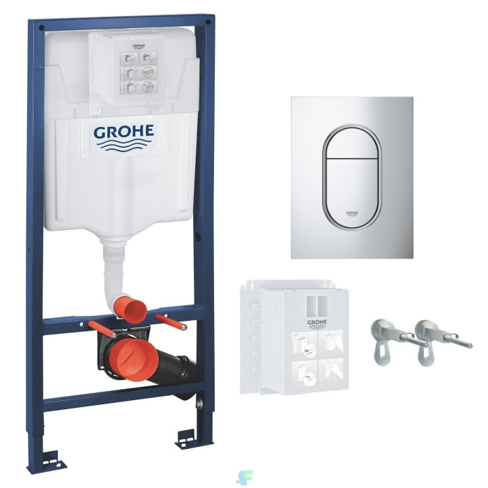 Potinkamā WC rāmja komplekti GROHE Rapid SL (3 in 1), 39504000