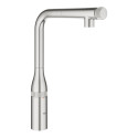 Virtuves (izlietnes) maisītājs ar izvelkamu snapu GROHE Essence SmartControl, supersteels, 31615DC0