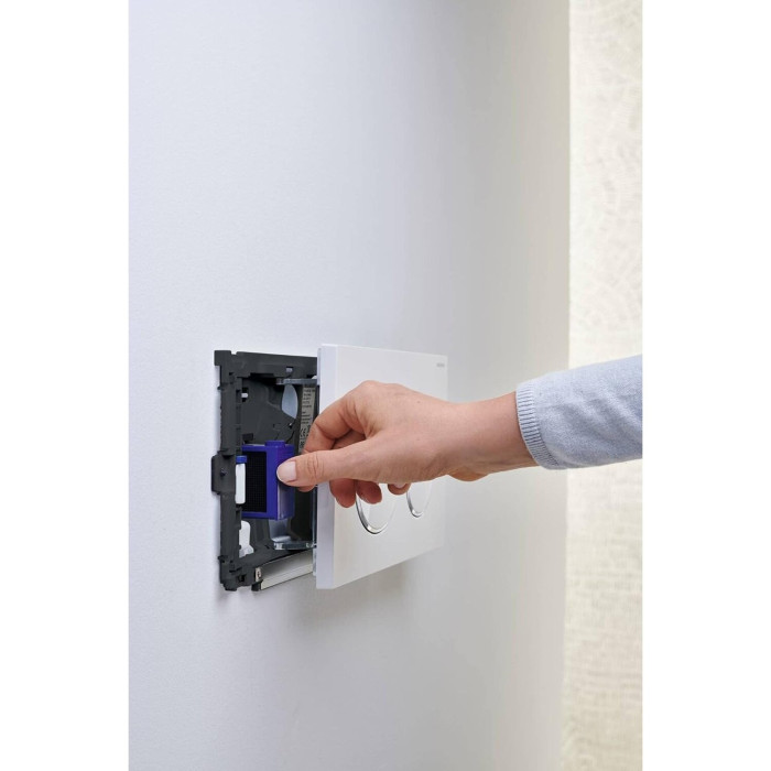 Duofresh WC lāzdeļu papildinājums Sigma 8 cm iebūvētajam tvertnei GEBERIT hromēts spīdīgs, 115063211