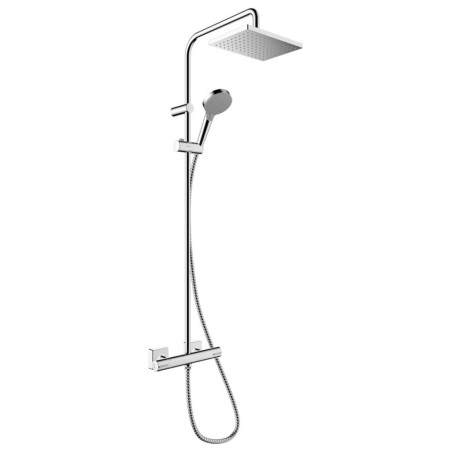 Thermostatic shower system HANSGROHE Vernis Shape 230, chrome, 26286000