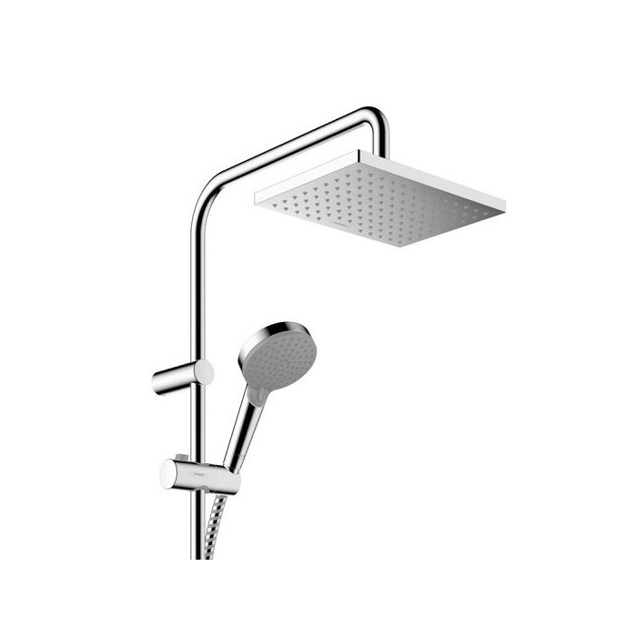 Termostatiska dušas sistēma HANSGROHE Vernis Shape 230, hroms, 26286000