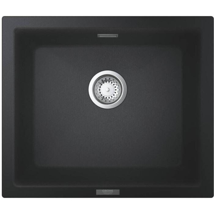 Композитная мойка GROHE K700U 533x457 мм гранит черный, 31654AP0