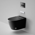 Hanging toilet with bidet function Rimless with seat and lid