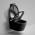 Pakabināms tualets ar bidē funkciju Rimless ar sēdekli un vāku