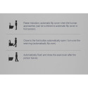 Hanging toilet with bidet function Rimless with seat and lid