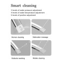 Hanging toilet with bidet function Rimless with seat and lid