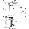 Izlietnes jaucējkrāns HANSGROHE Talis E 110, 71712990