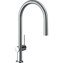 Virtuves (izlietnes) maisītājs ar izvelkamu šļūteni HANSGROHE Talis M54 210 1jet, 72802000