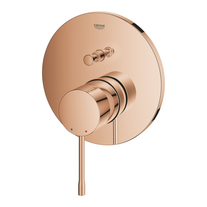 GROHE Essence built-in bath-shower mixer 2 outlets, warm sunset, 24167DA1