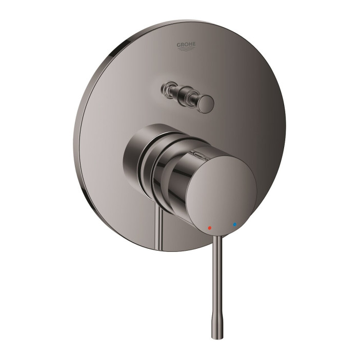 GROHE Essence built-in bath-shower mixer with 2 outlets, hard graphite, 24167A01