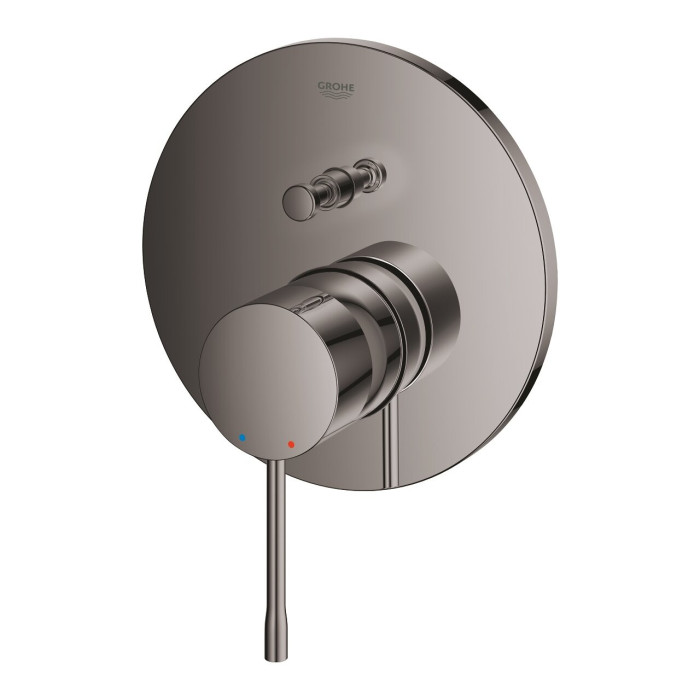 GROHE Essence built-in bath-shower mixer with 2 outlets, hard graphite, 24167A01