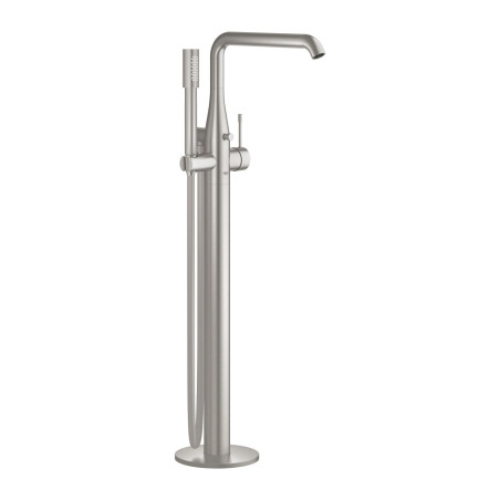 GROHE Essence floor-mounted bath mixer, supersteel, 25248DC1