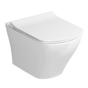 Pakabināms WC pods RAVAK Classic RimOff ar plānu vāku Classic SLIM soft close, GL20X01671
