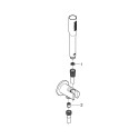 Hand shower set with water outlet GROHE Euphoria Cosmopolitan Stick 1jet, 26404000